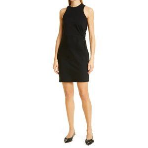 Ted Baker London Livviaa Cotton Jersey Body-Con Dress in Black 4 Large Womens